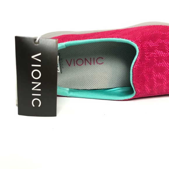 Vionic Women's 331 Hydra Active Slip-On Shoe Round Toe Pink/Blue Size 6 - Picture 3 of 5